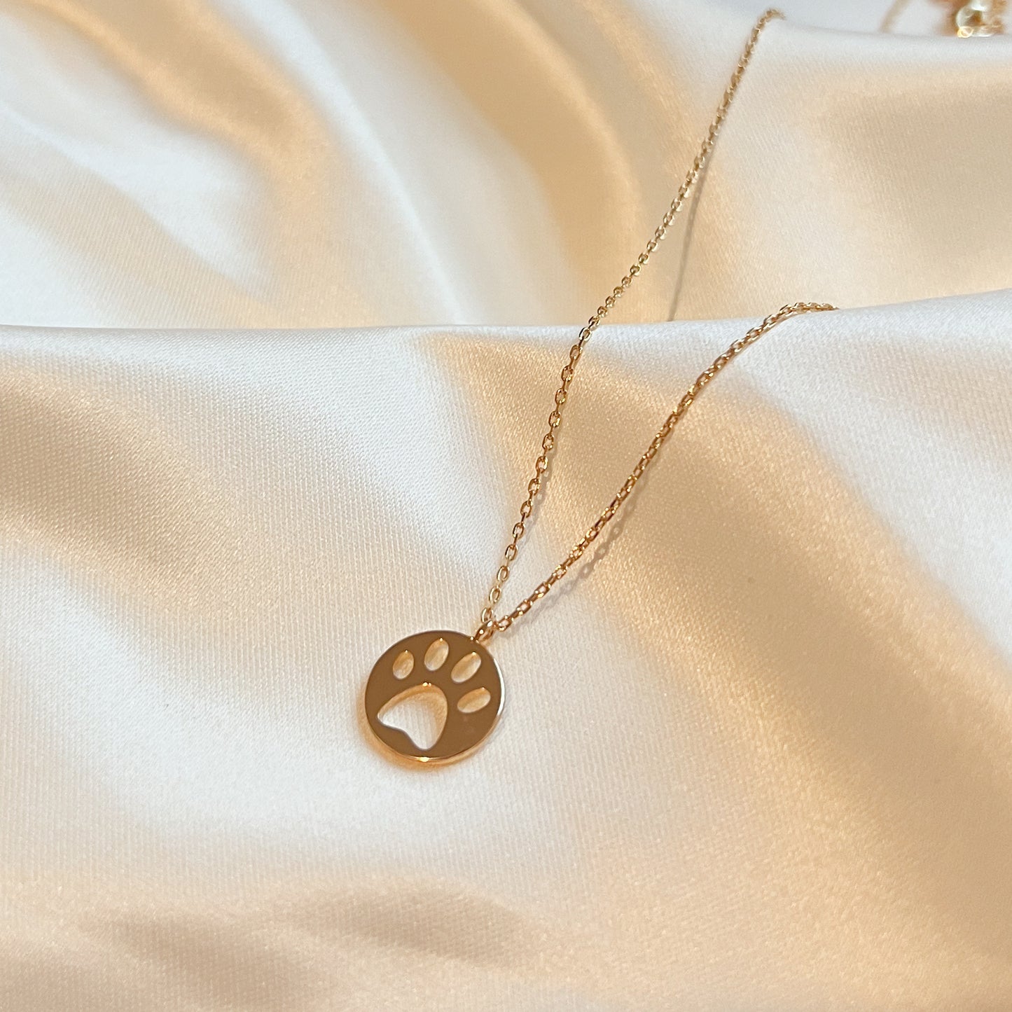 Piper Paw Pendant Necklace