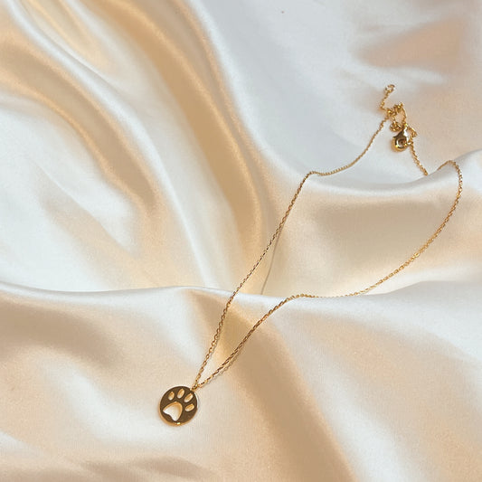 Piper Paw Pendant Necklace