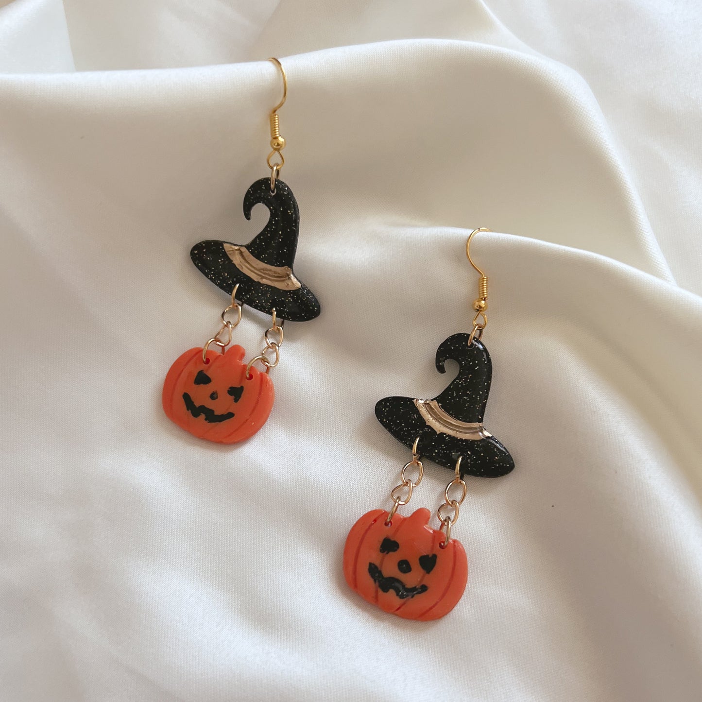 Goliath Witch Pumpkin Earrings