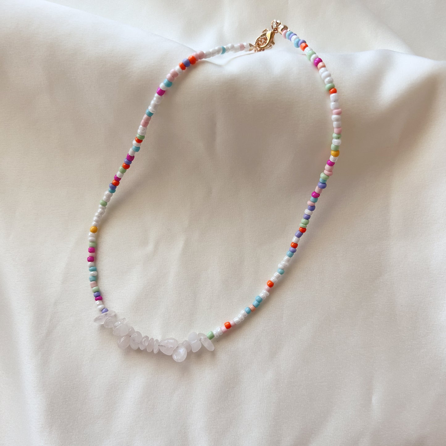 Sandy Beaded Necklace