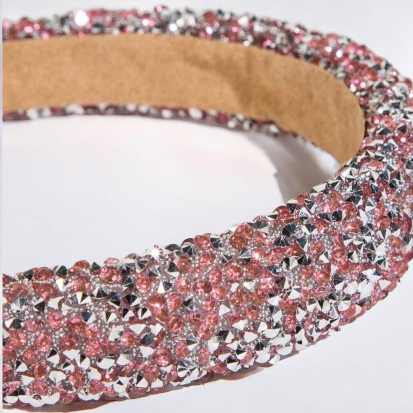 Glamorous Beaded Pink Headband