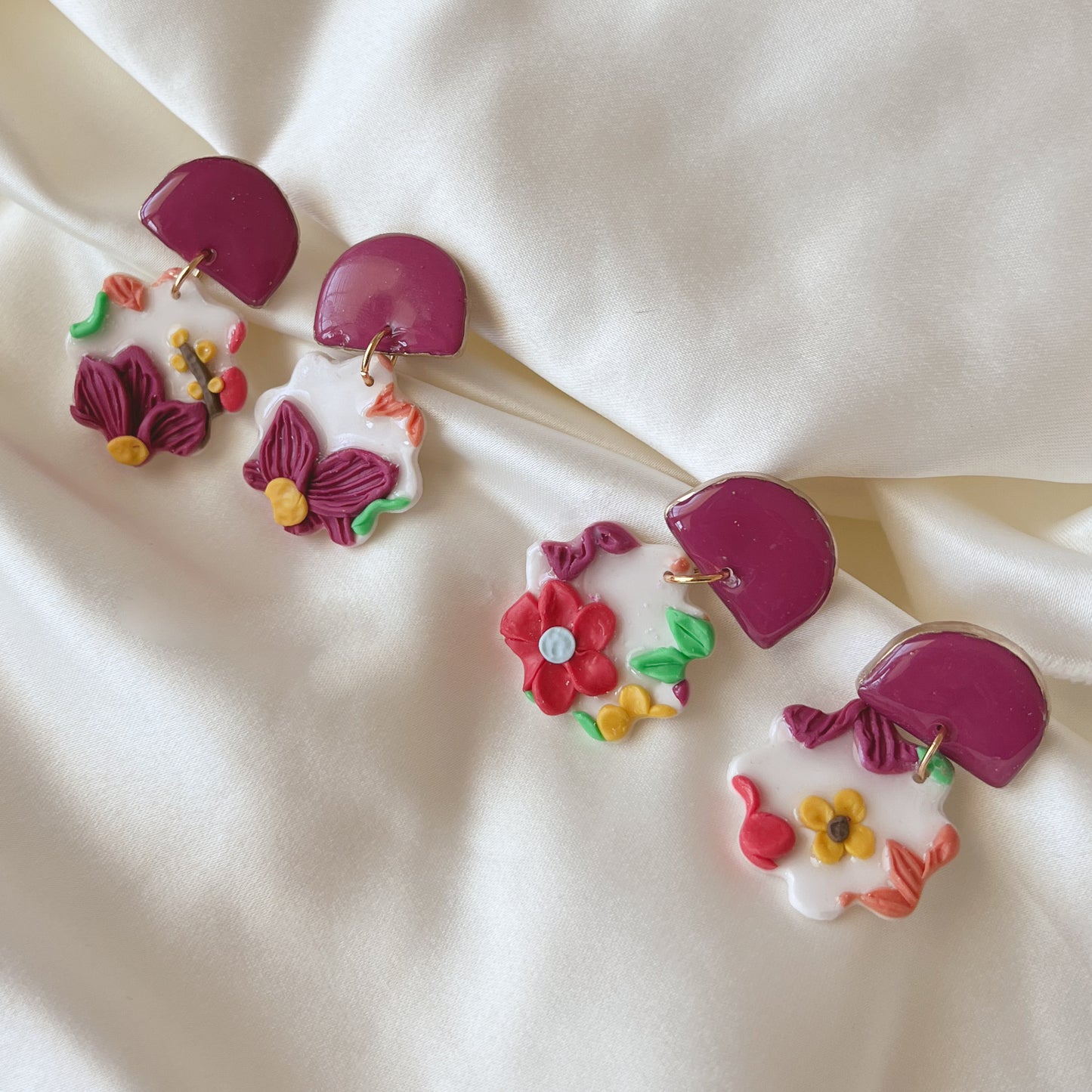 Camellia Dangle Earrings