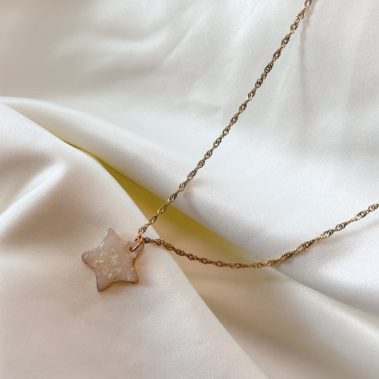 Larisa Star Opal Pendant Necklace