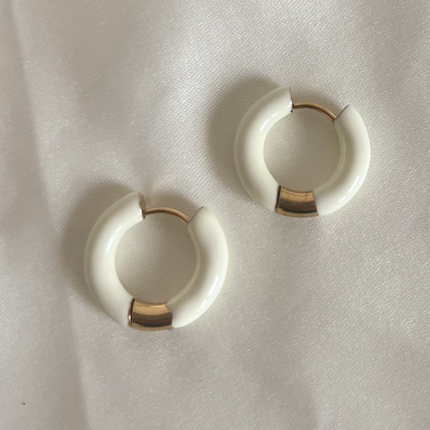 Aleah Solid Color Hoop Earrings