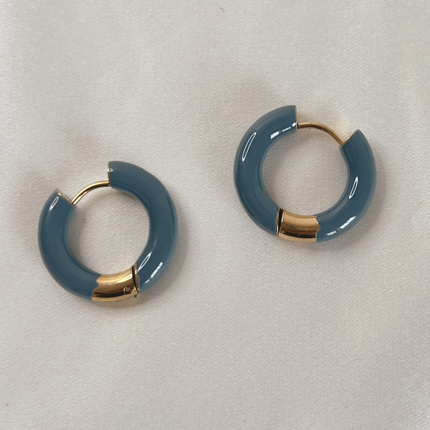 Aleah Solid Color Hoop Earrings