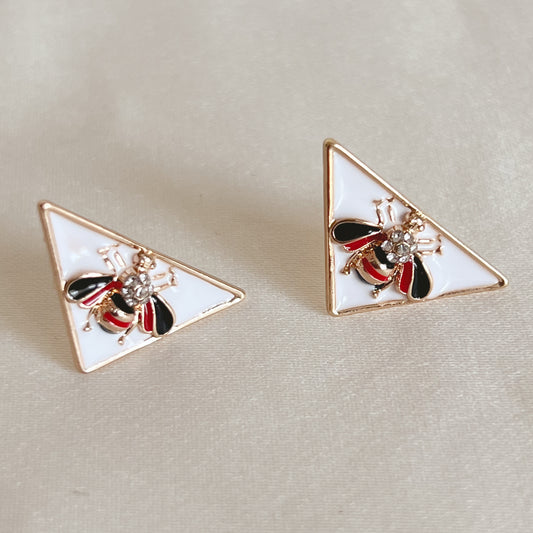 Bailey Bee Design Stud Earrings