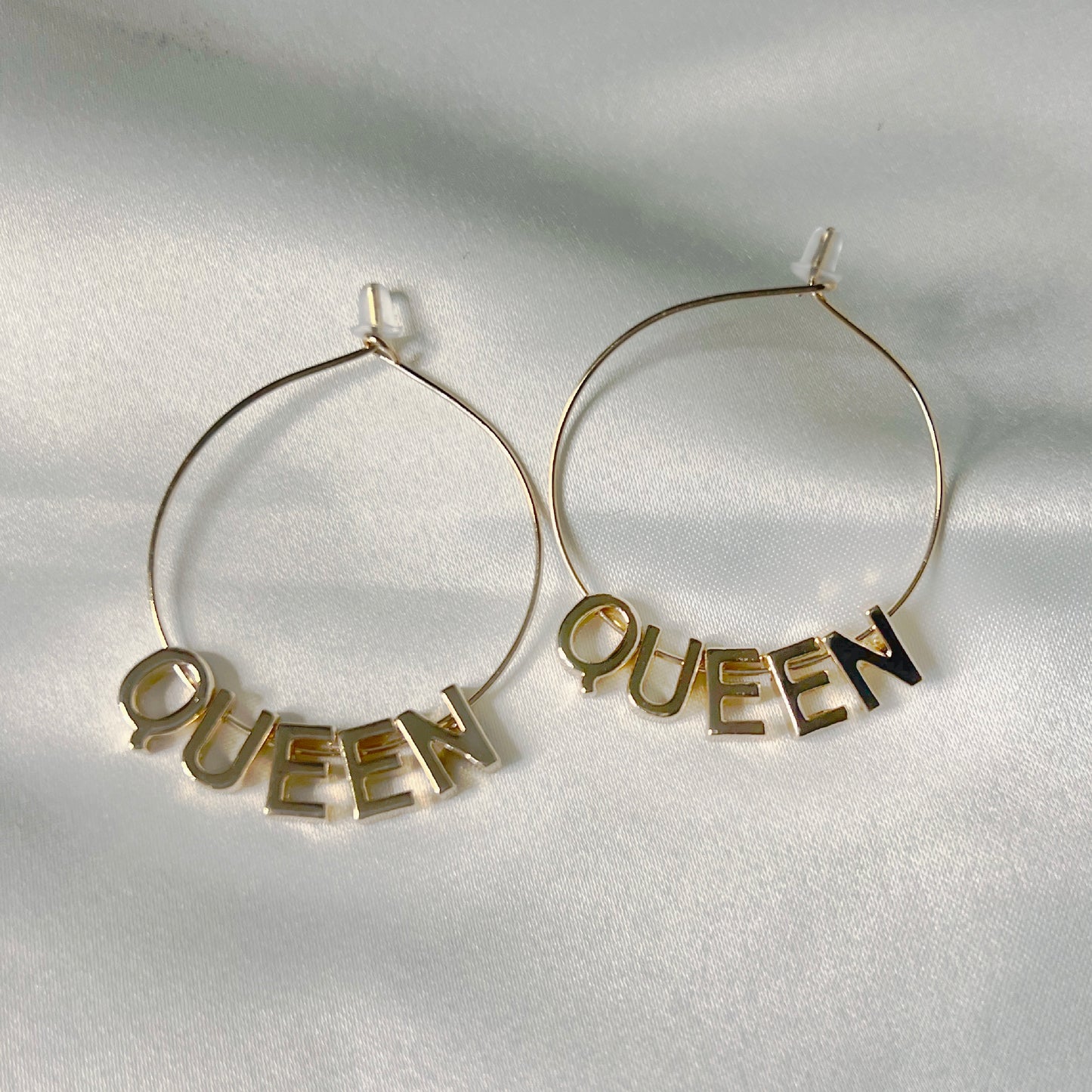 Queen Hoop Earrings