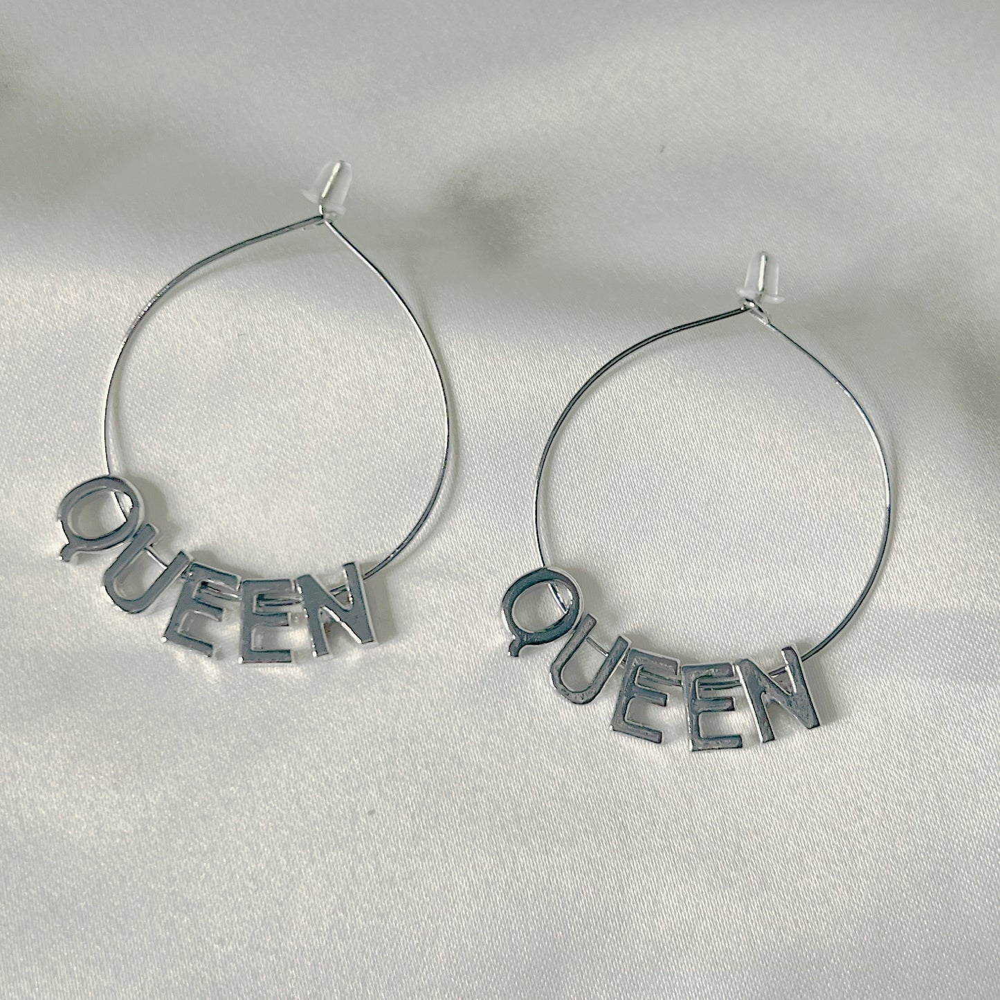 Queen Hoop Earrings