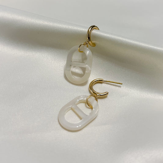 Sandra Dainty Half Hoop Earrings